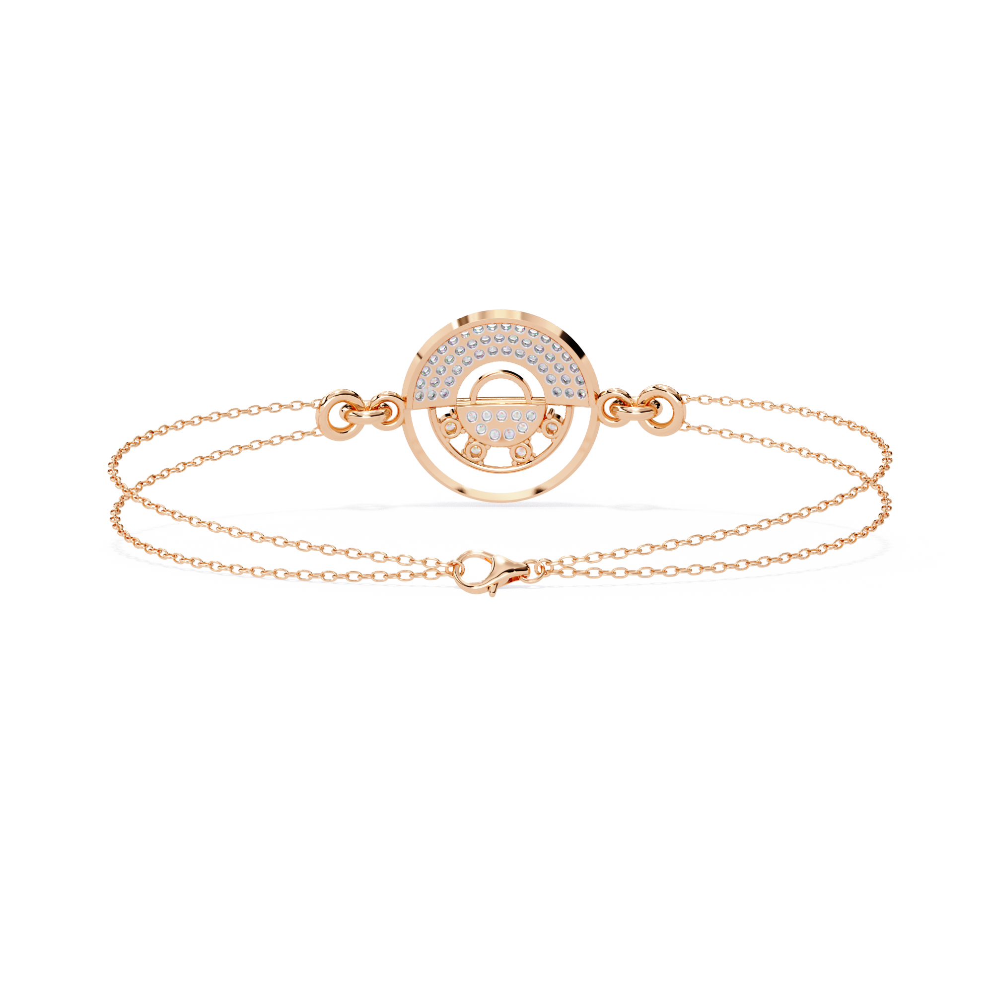 Solitairekart 0.42ct Daily Wear Round Diamond Bracelet-HI Color, VS-SI Clarity